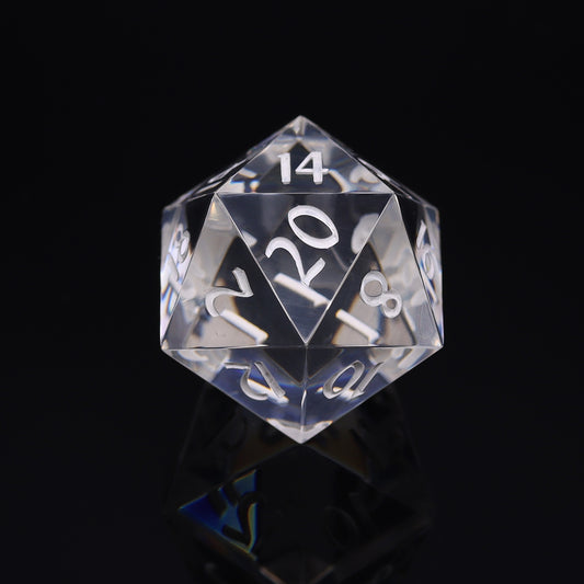D20 Crystal Clear (white)