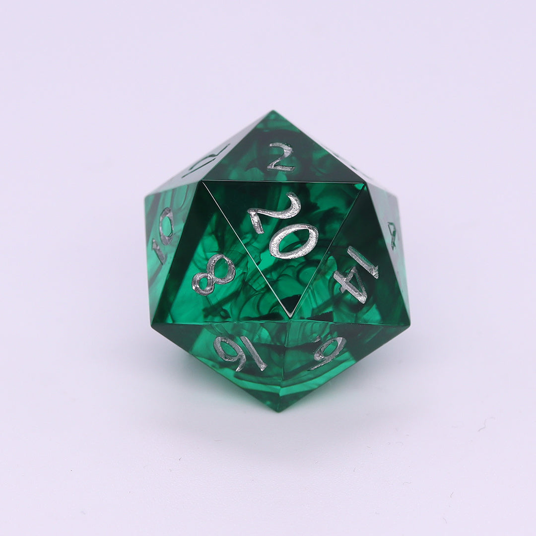 D20 Ancient Evil (emerald)