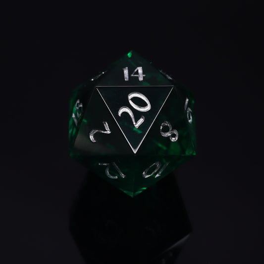 D20 Ancient Evil (emerald)